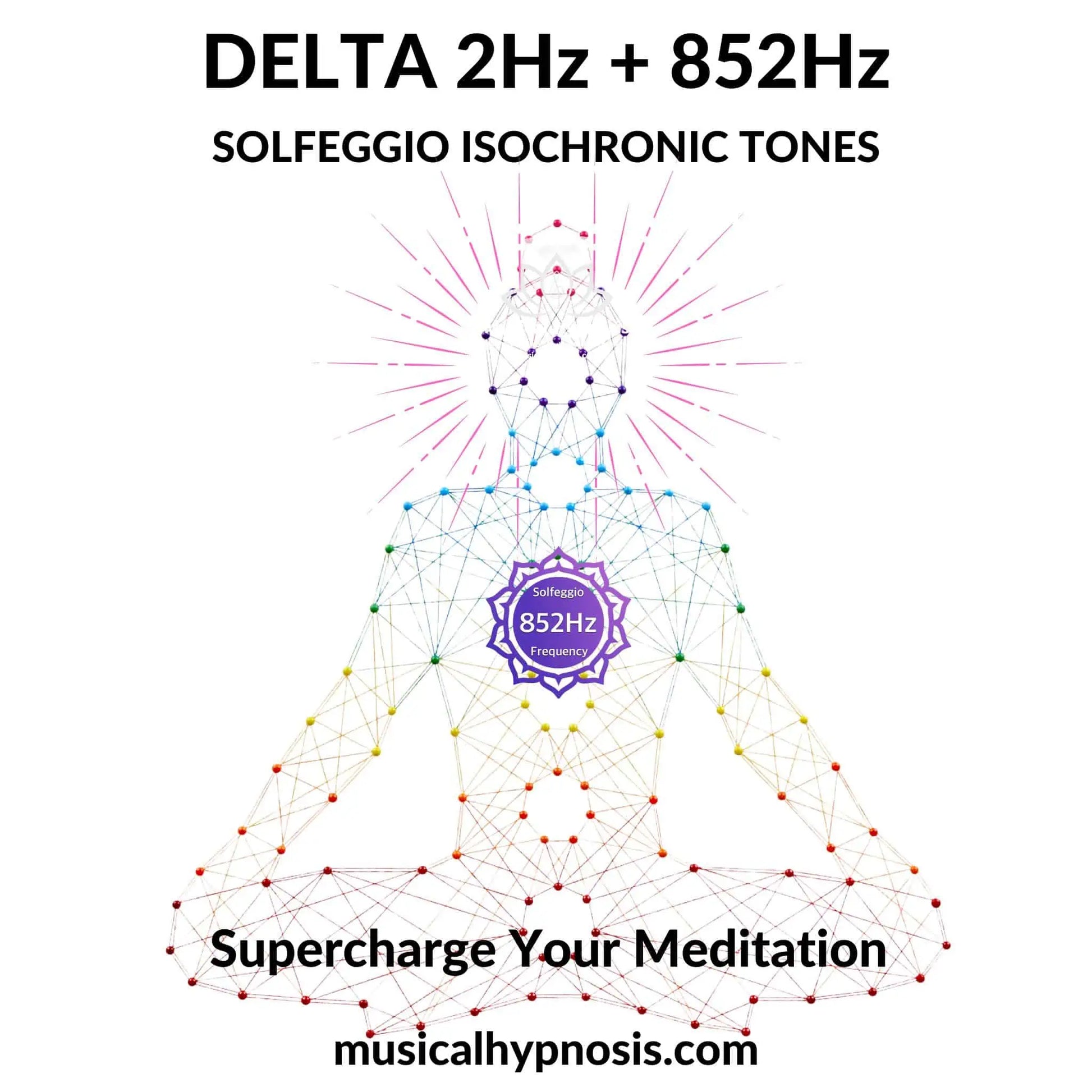 Delta 2Hz and 852Hz Solfeggio Isochronic Tones | 30 minutes