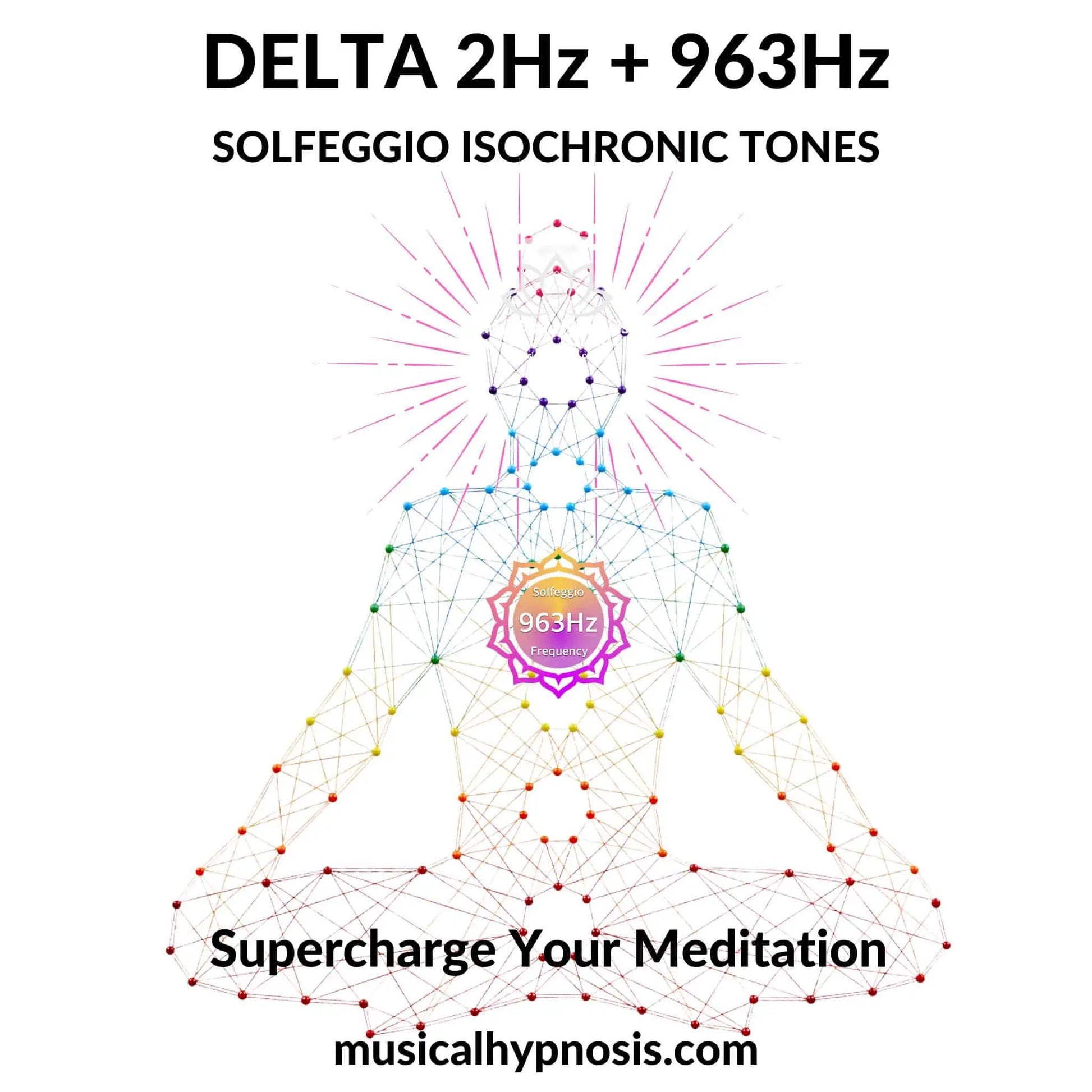 Delta 2Hz and 963Hz Solfeggio Isochronic Tones | 30 minutes