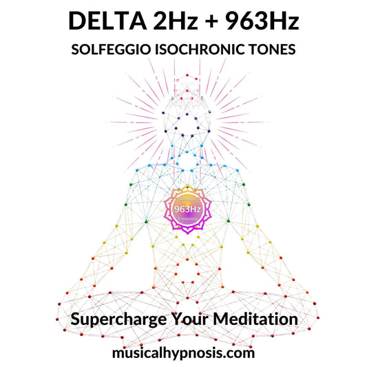 Delta 2Hz and 963Hz Solfeggio Isochronic Tones | 30 minutes