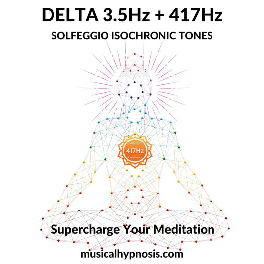 Delta 3.5Hz and 417Hz Solfeggio Isochronic Tones | 30 minutes