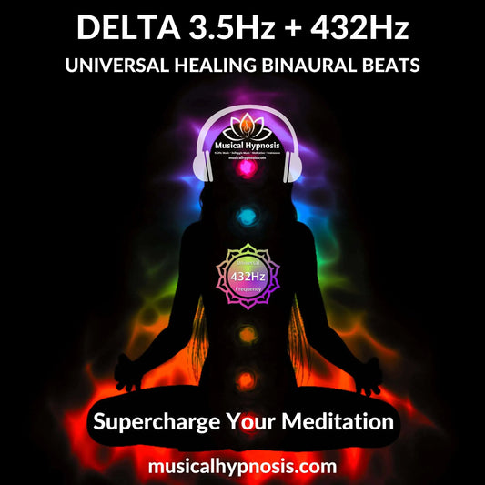 Delta 3.5Hz and 432Hz Universal Healing Binaural Beats | 30 minutes