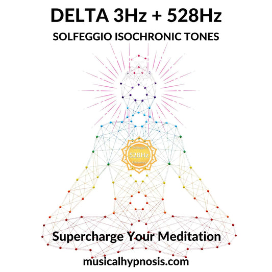 Delta 3Hz and 528Hz Solfeggio Isochronic Tones | 30 minutes