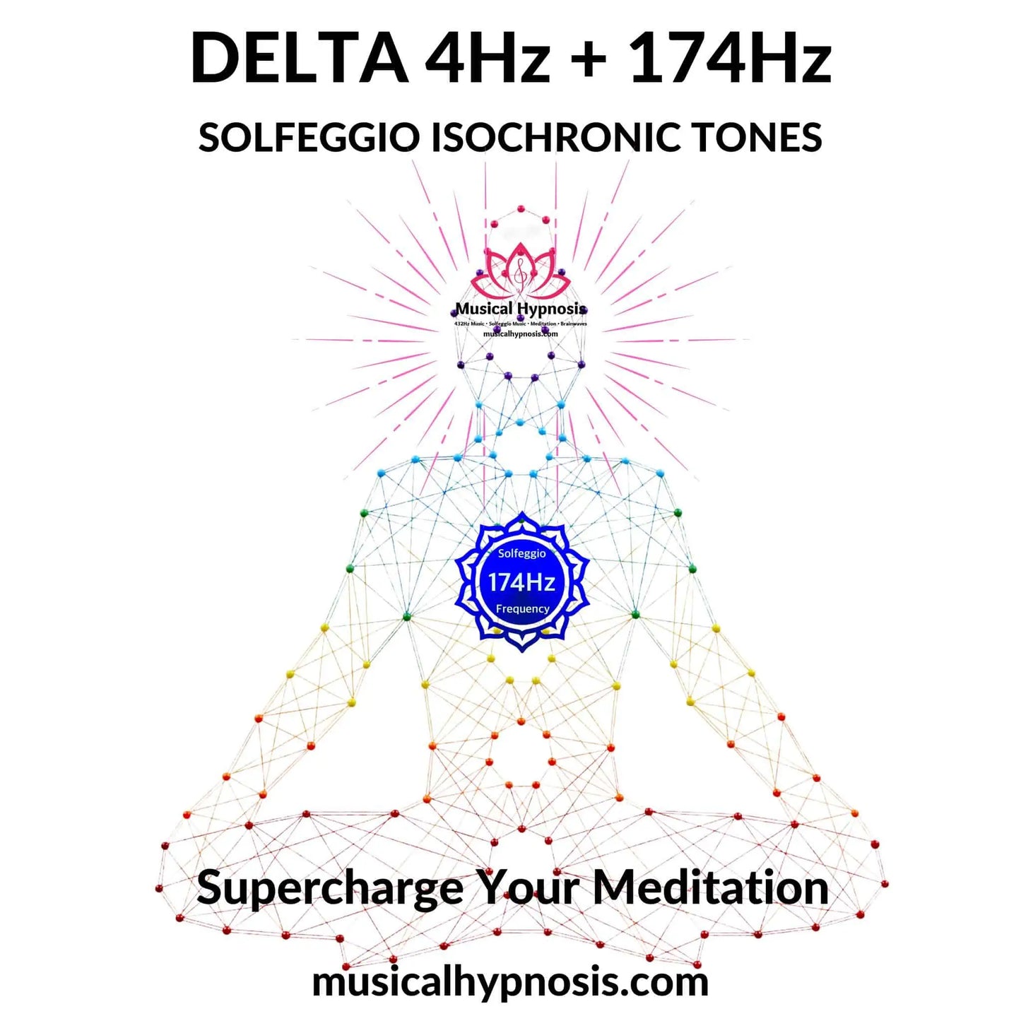 Delta 4Hz and 174Hz Solfeggio Isochronic Tones | 30 minutes