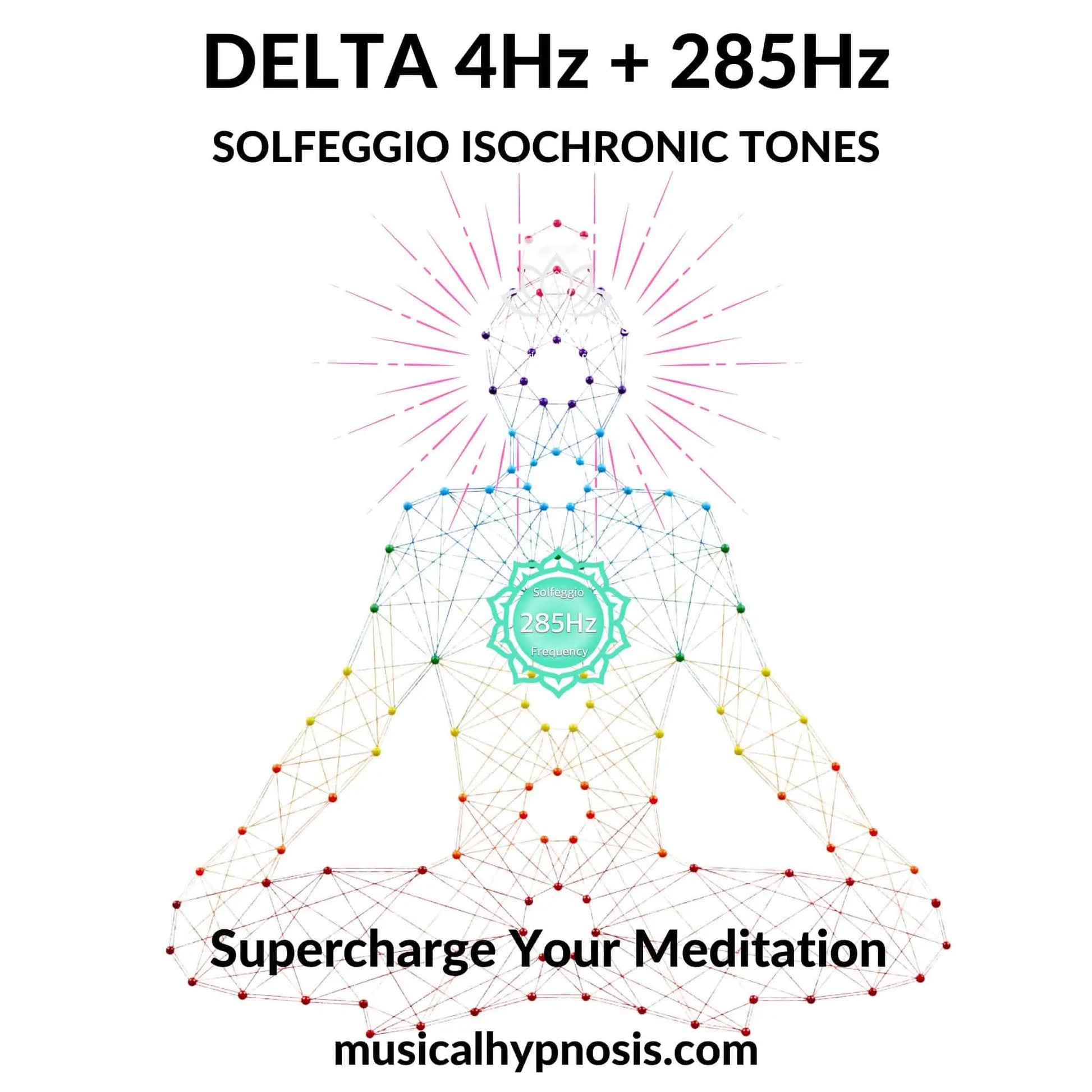 Delta 4Hz and 285Hz Solfeggio Isochronic Tones | 30 minutes