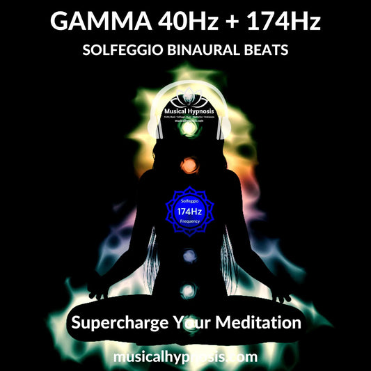 Gamma 40Hz and 174Hz Solfeggio Binaural Beats | 30 minutes