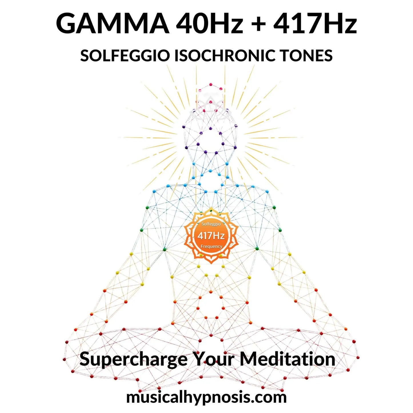 Gamma 40Hz and 417Hz Solfeggio Isochronic Tones | 30 minutes