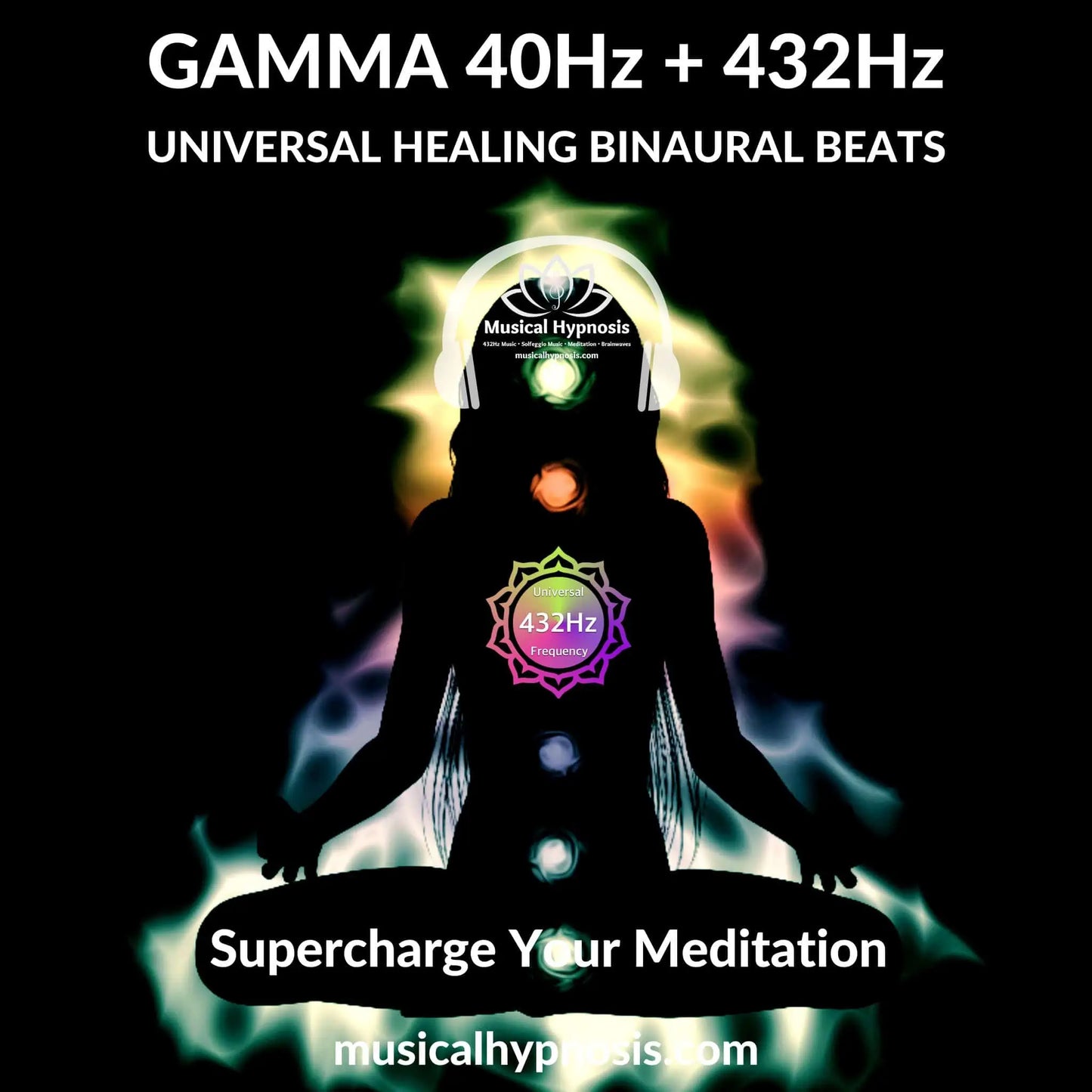 Gamma 40Hz and 432Hz Universal Healing Binaural Beats | 30 minutes
