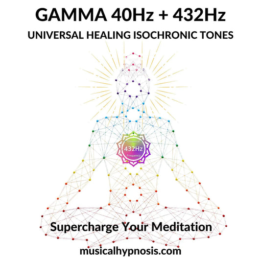 Gamma 40Hz and 432Hz Universal Healing Isochronic Tones | 30 minutes