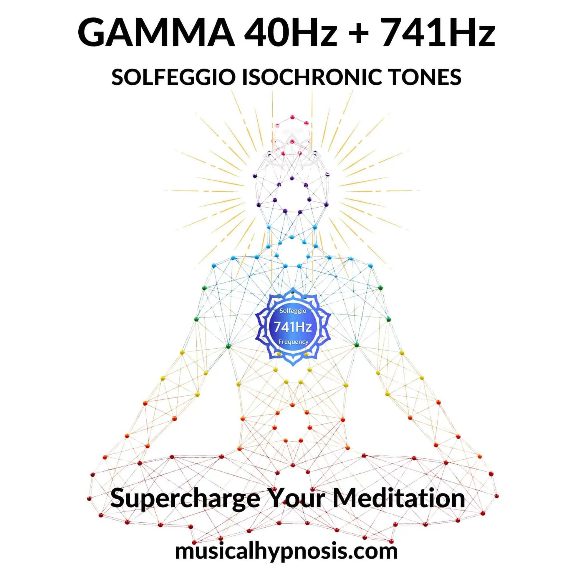 Gamma 40Hz and 741Hz Solfeggio Isochronic Tones | 30 minutes