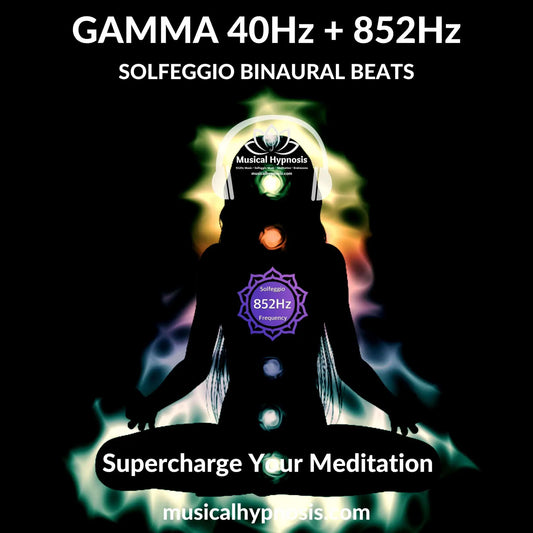 Gamma 40Hz and 852Hz Solfeggio Binaural Beats | 30 minutes