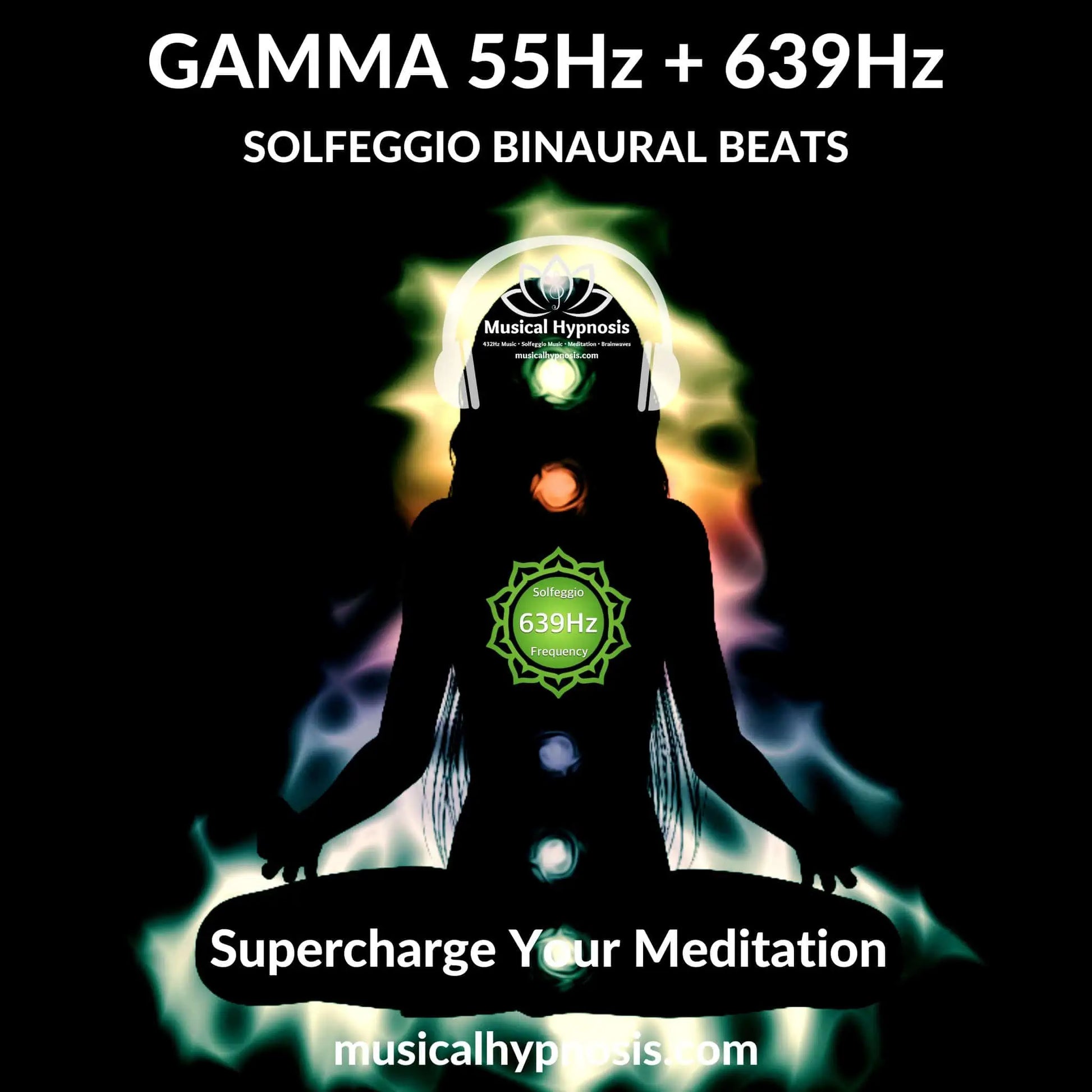 Gamma 55Hz and 639Hz Solfeggio Binaural Beats | 30 minutes