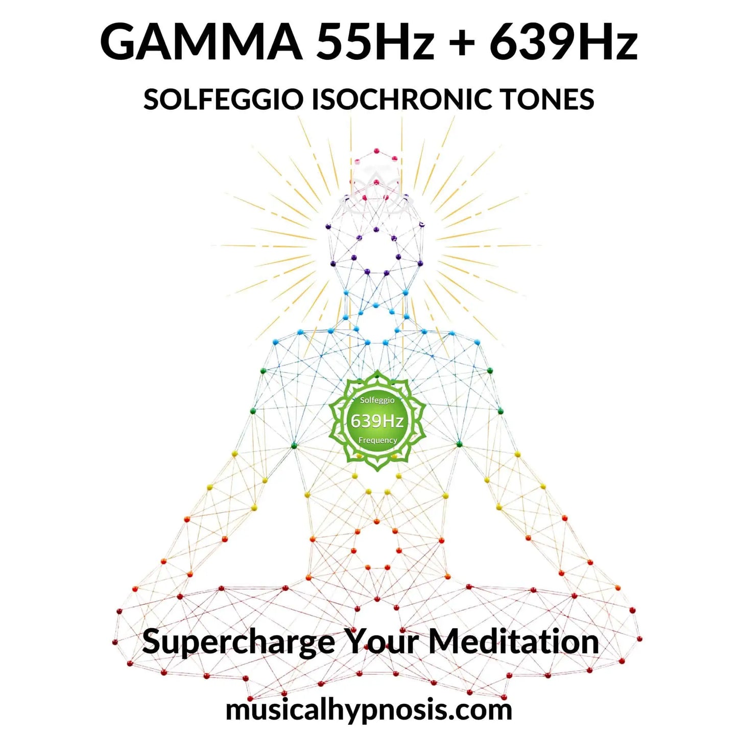 Gamma 55Hz and 639Hz Solfeggio Isochronic Tones | 30 minutes