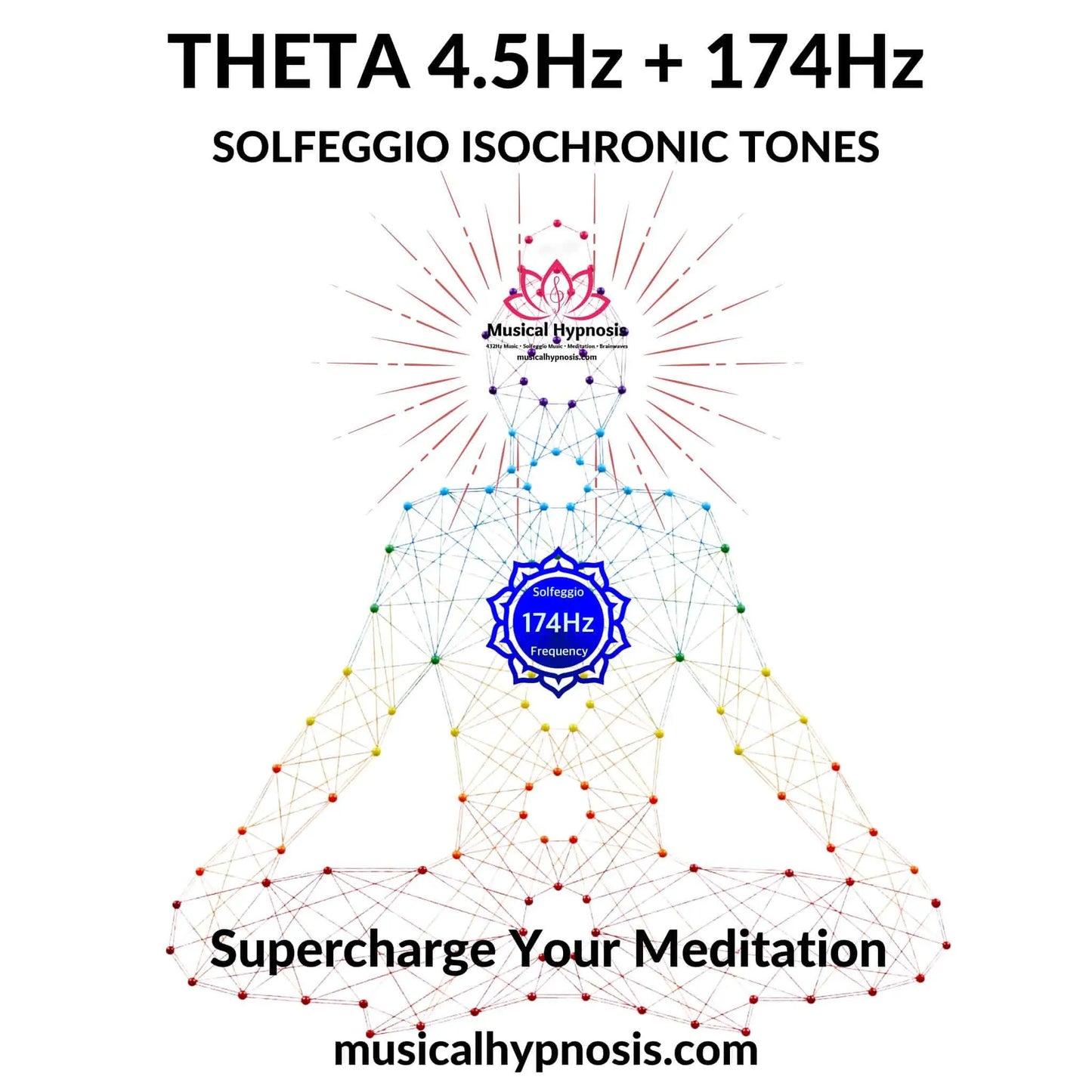 Theta 4.5Hz and 174Hz Solfeggio Isochronic Tones | 30 minutes
