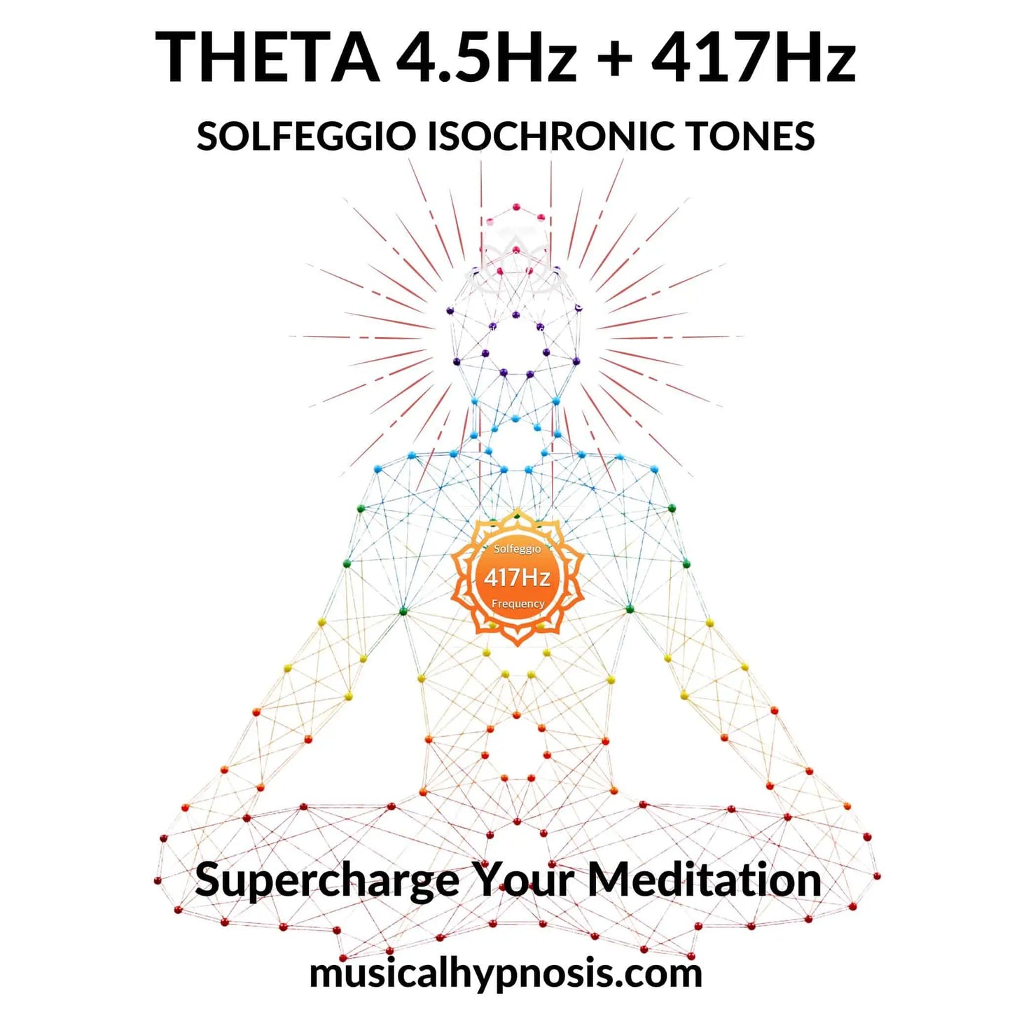 Theta 4.5Hz and 417Hz Solfeggio Isochronic Tones | 30 minutes