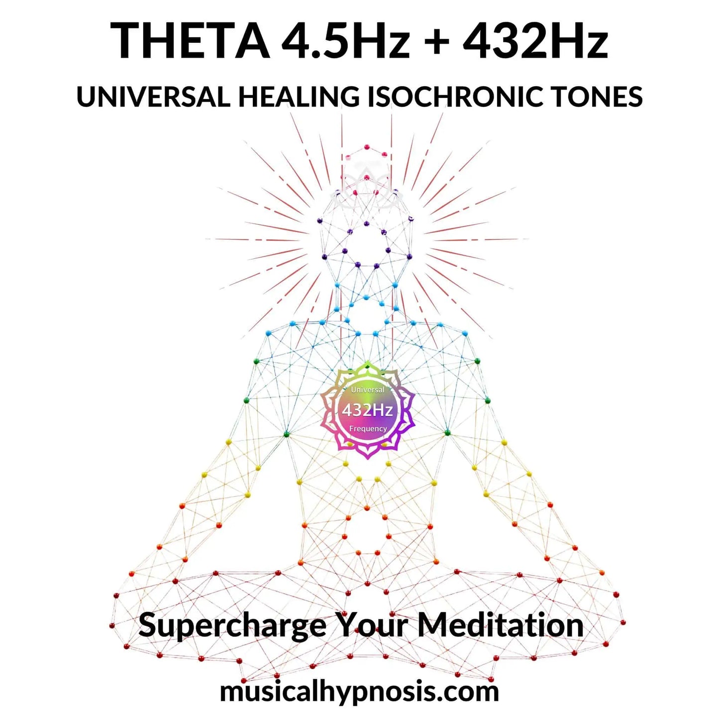 Theta 4.5Hz and 432Hz Universal Healing Isochronic Tones | 30 minutes
