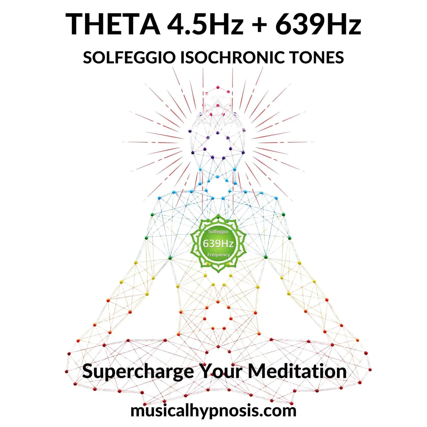 Theta 4.5Hz and 639Hz Solfeggio Isochronic Tones | 30 minutes