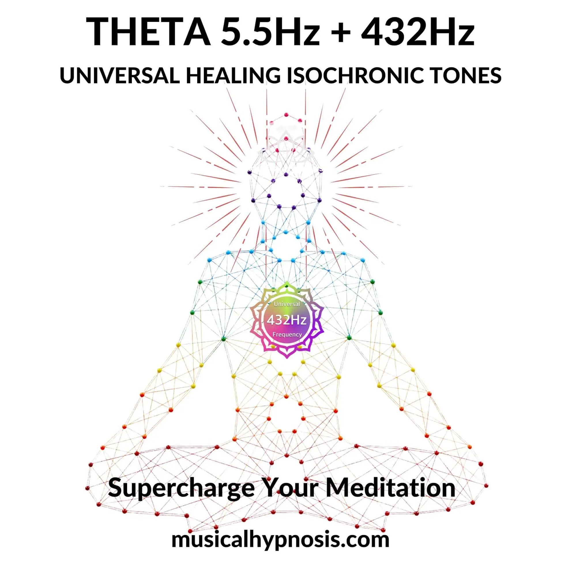 Theta 5.5Hz and 432Hz Universal Healing Isochronic Tones | 30 minutes