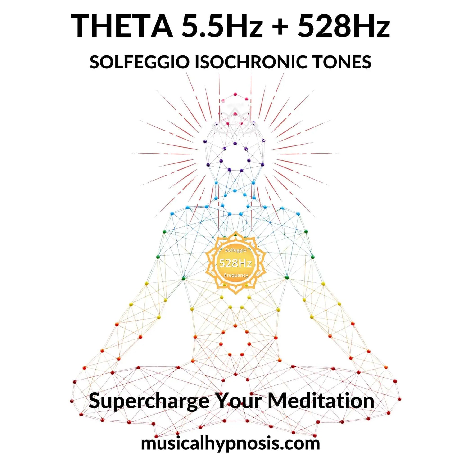 Theta 5.5Hz and 528Hz Solfeggio Isochronic Tones | 30 minutes