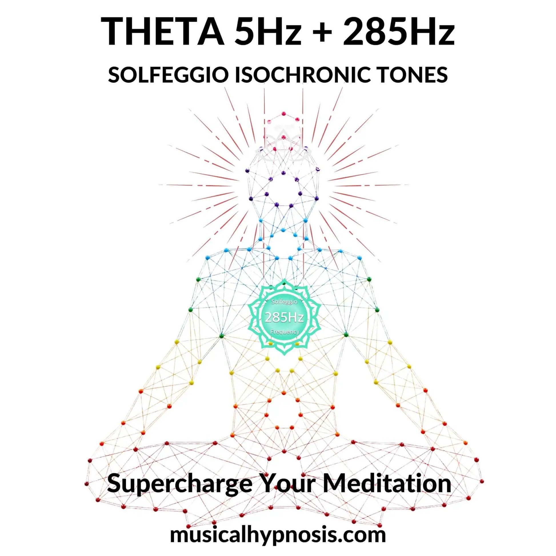 Theta 5Hz and 285Hz Solfeggio Isochronic Tones | 30 minutes
