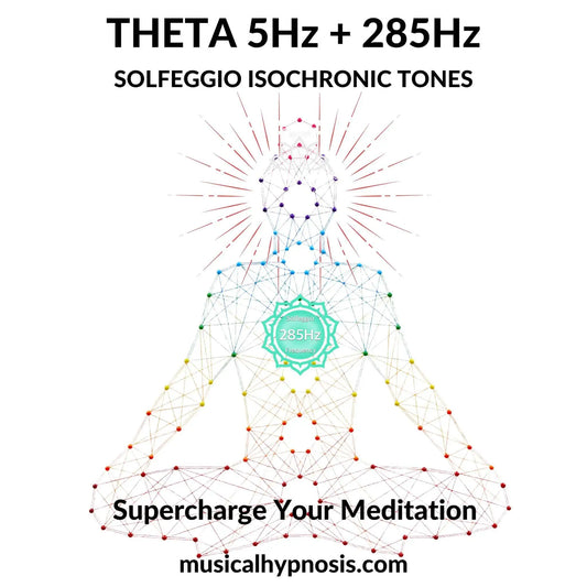 Theta 5Hz and 285Hz Solfeggio Isochronic Tones | 30 minutes