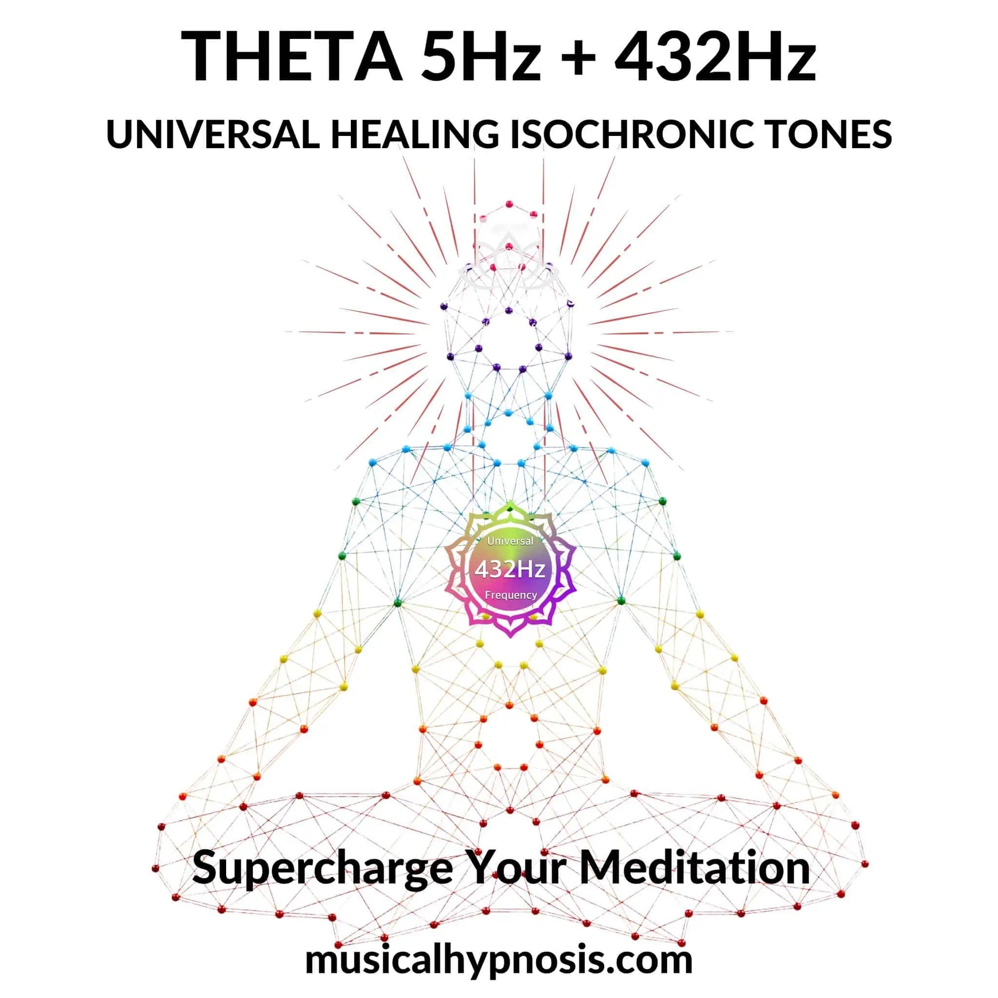 Theta 5Hz and 432Hz Universal Healing Isochronic Tones | 30 minutes
