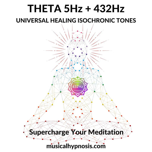 Theta 5Hz and 432Hz Universal Healing Isochronic Tones | 30 minutes