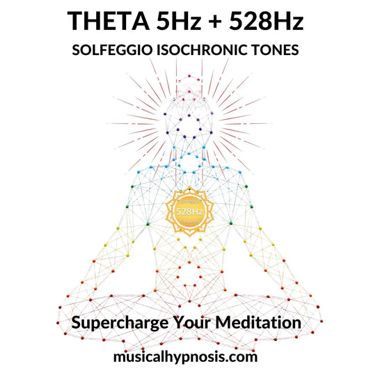 Theta 5Hz and 528Hz Solfeggio Isochronic Tones | 30 minutes
