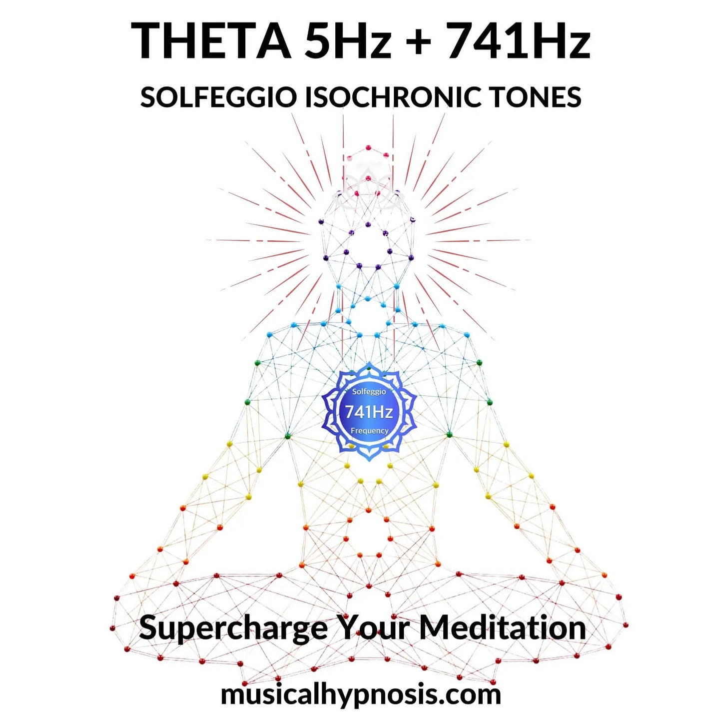 Theta 5Hz and 741Hz Solfeggio Isochronic Tones | 30 minutes