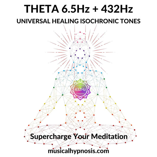 Theta 6.5Hz and 432Hz Universal Healing Isochronic Tones | 30 minutes