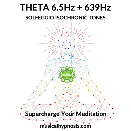 Theta 6.5Hz and 639Hz Solfeggio Isochronic Tones | 30 minutes