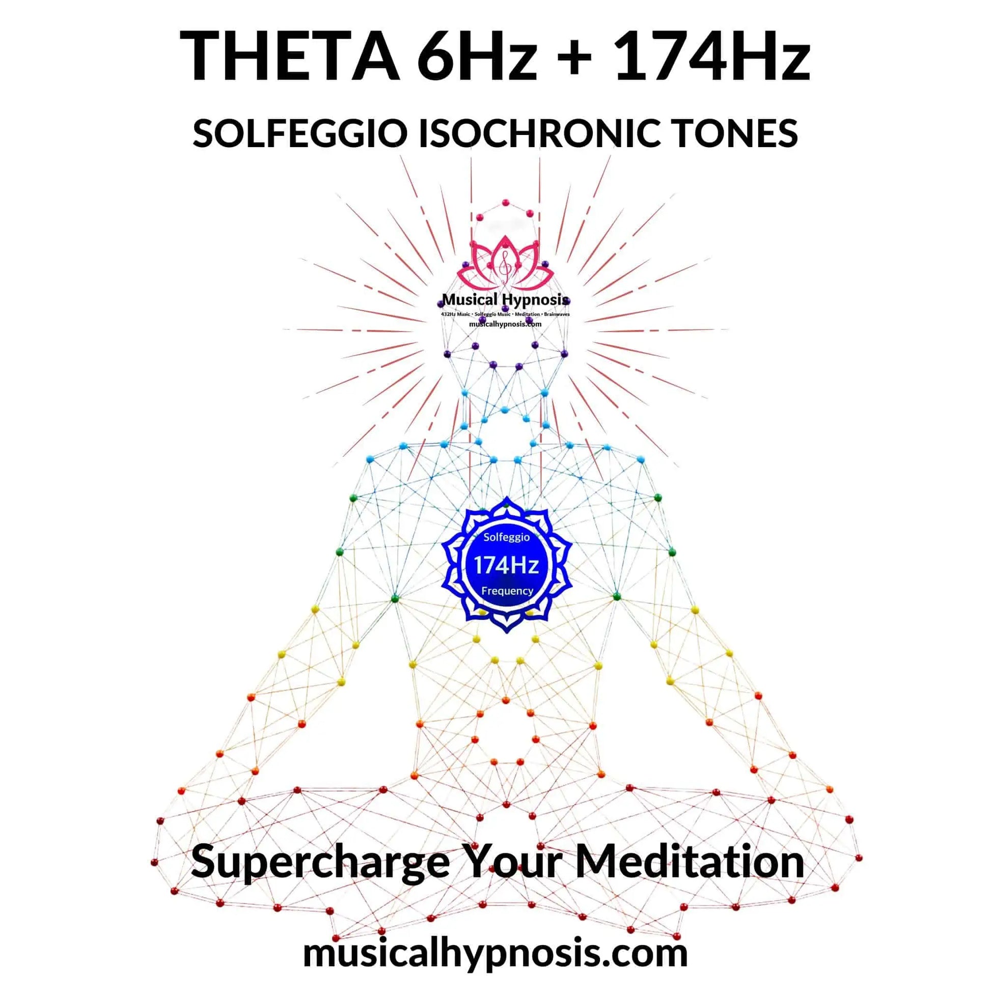 Theta 6Hz and 174Hz Solfeggio Isochronic Tones | 30 minutes
