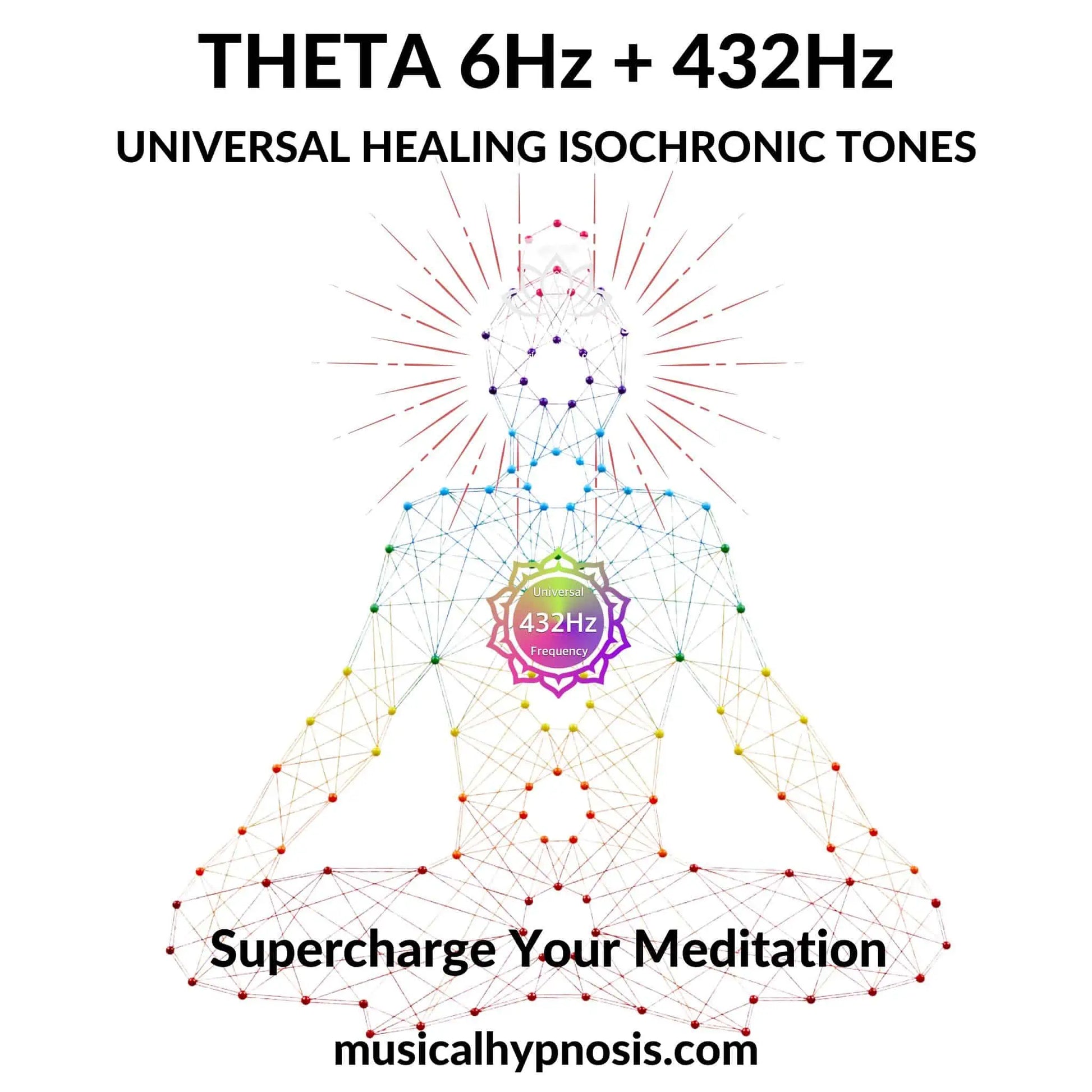 Theta 6Hz and 432Hz Universal Healing Isochronic Tones | 30 minutes