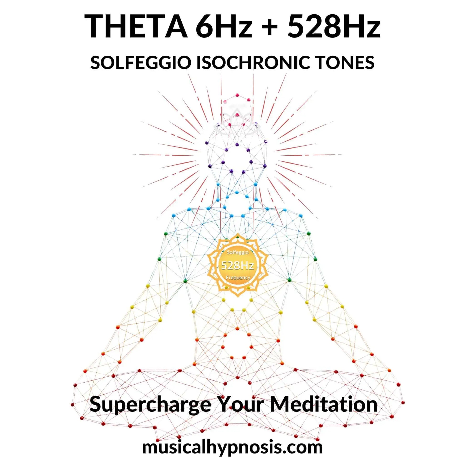Theta 6Hz and 528Hz Solfeggio Isochronic Tones | 30 minutes