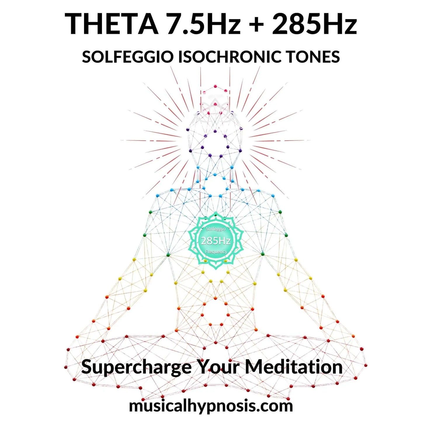Theta 7.5Hz and 285Hz Solfeggio Isochronic Tones | 30 minutes
