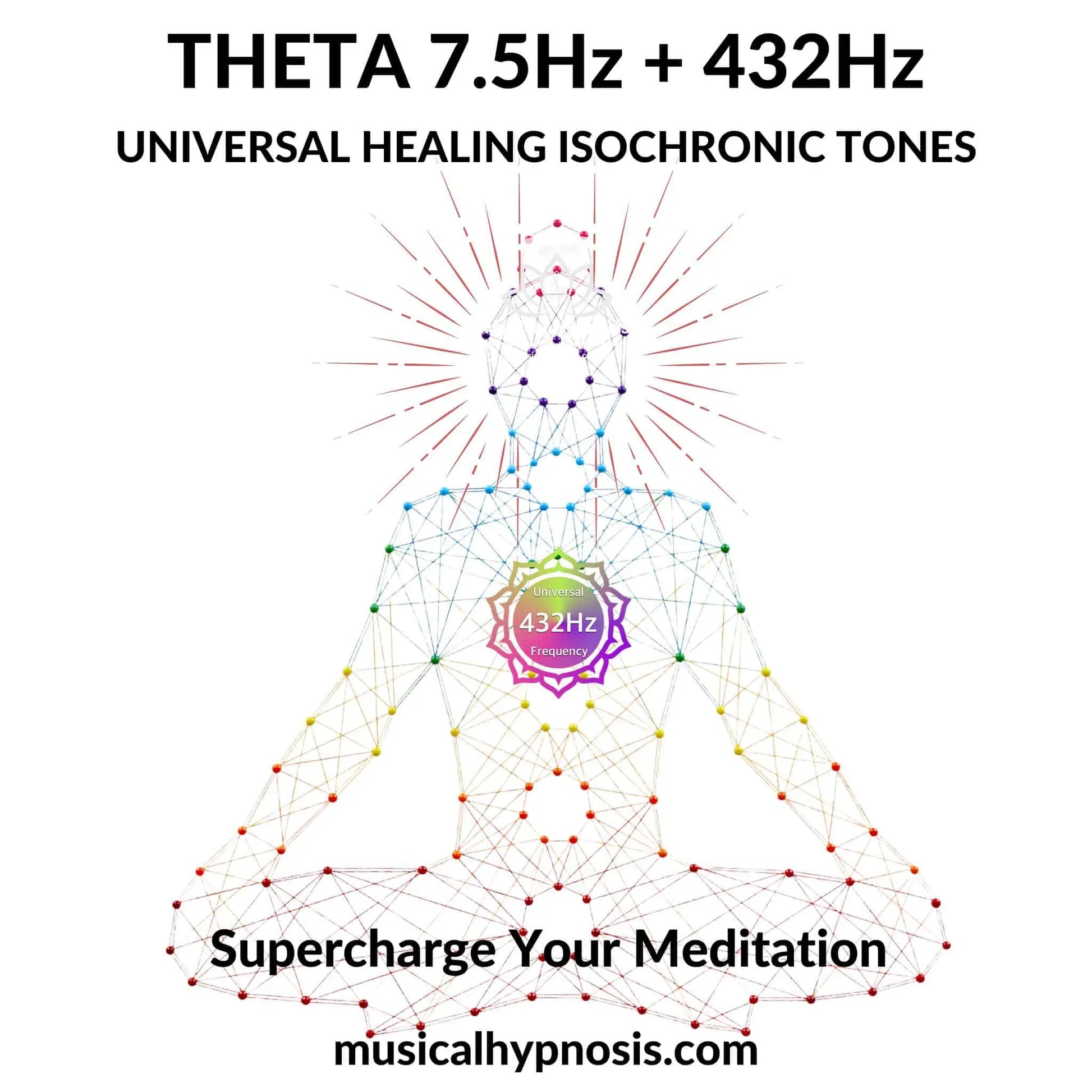 Theta 7.5Hz and 432Hz Universal Healing Isochronic Tones | 30 minutes