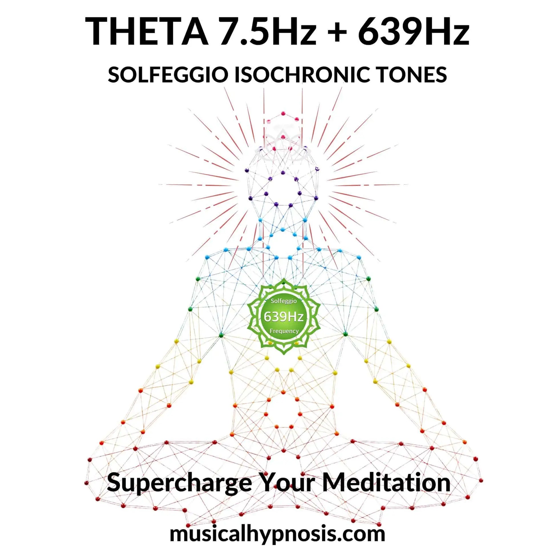 Theta 7.5Hz and 639Hz Solfeggio Isochronic Tones | 30 minutes
