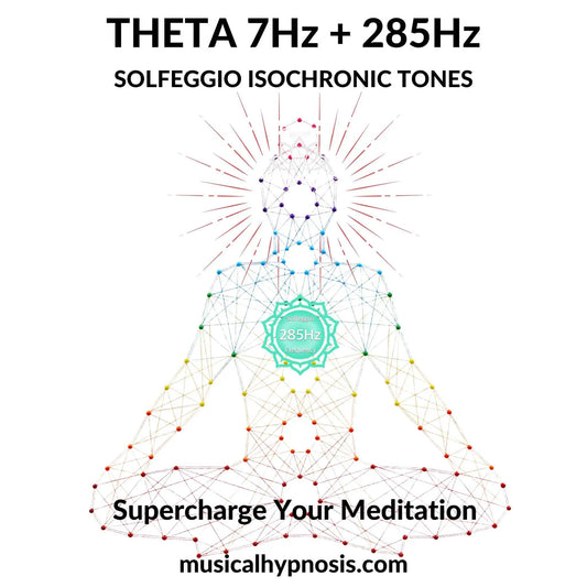 Theta 7Hz and 285Hz Solfeggio Isochronic Tones | 30 minutes