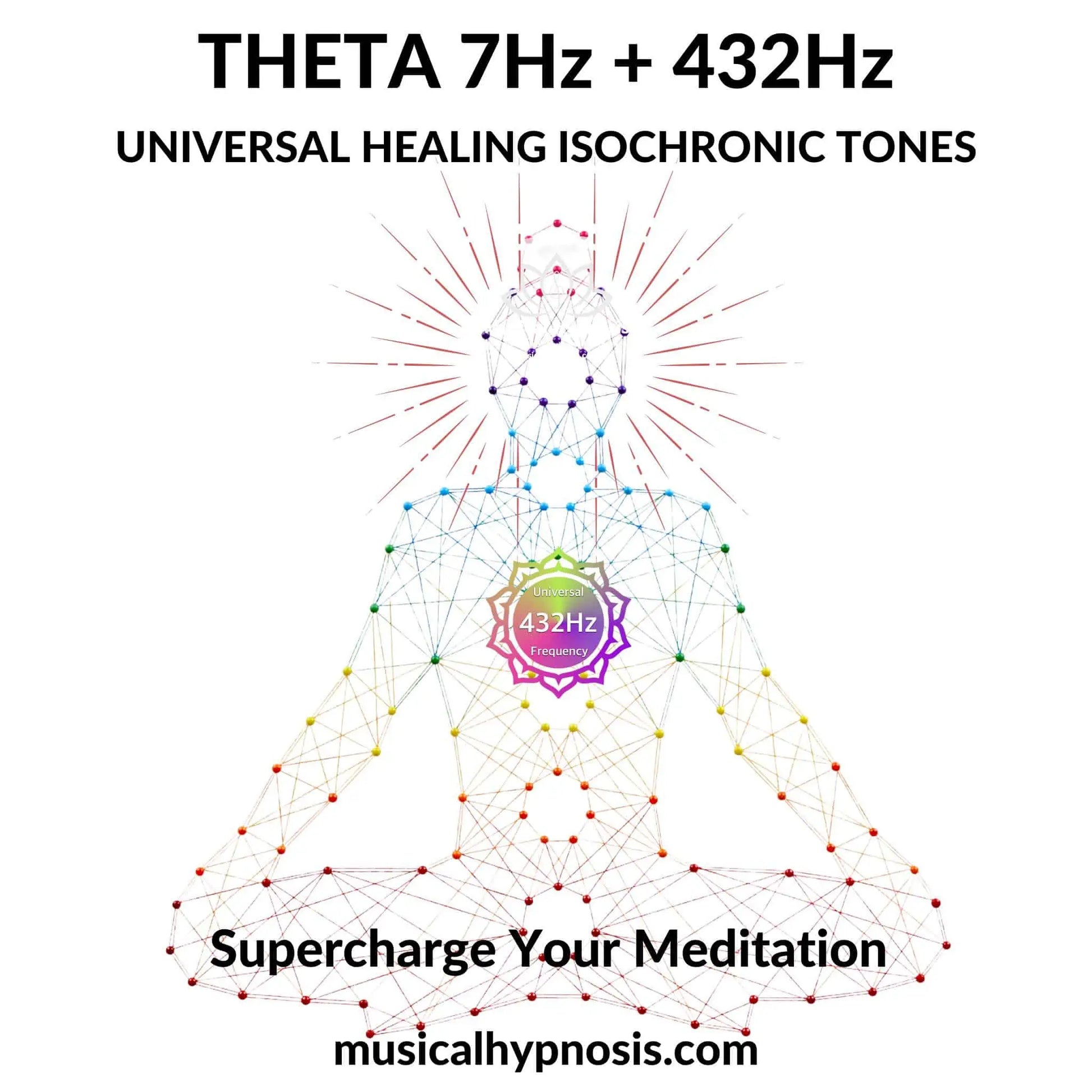 Theta 7Hz and 432Hz Universal Healing Isochronic Tones | 30 minutes