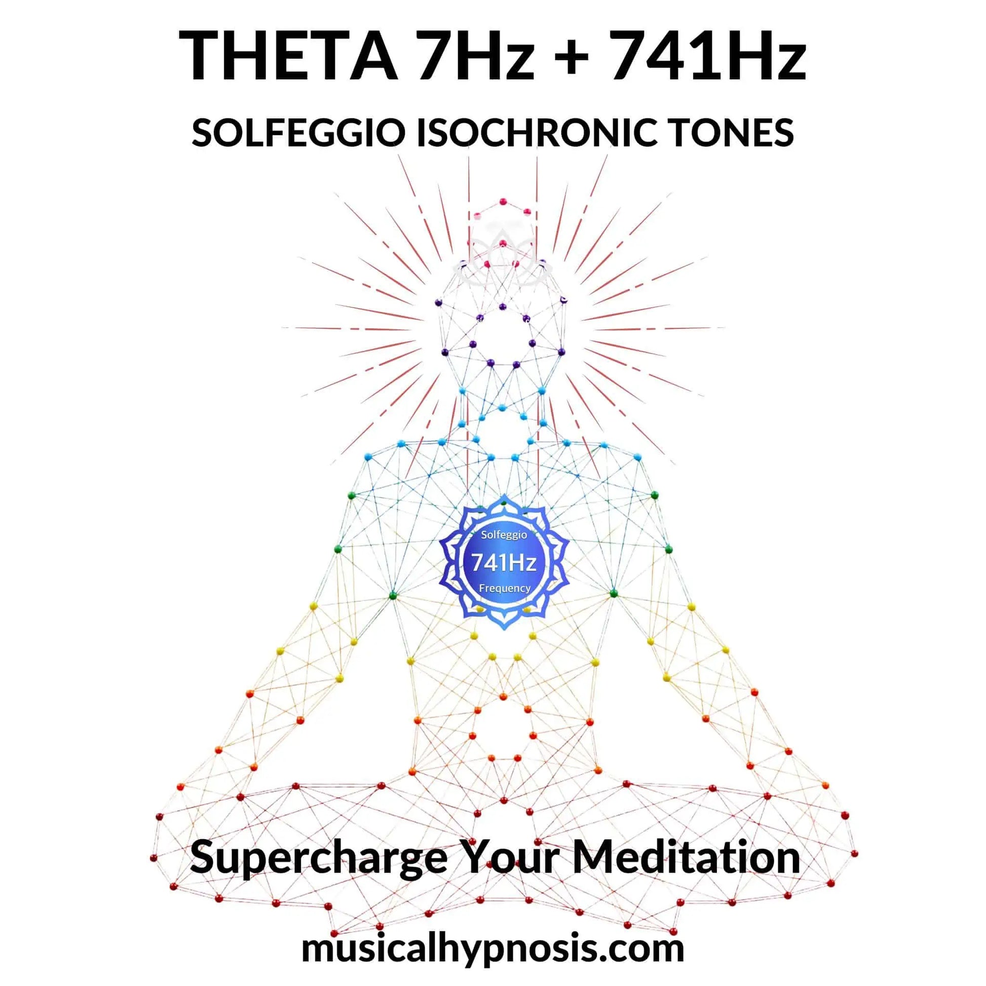 Theta 7Hz and 741Hz Solfeggio Isochronic Tones | 30 minutes